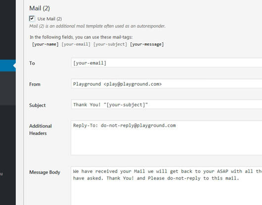 Contact-form-7 response mail fields - image