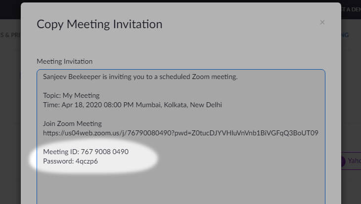 Meeting Invitation window - beekeepersblog.com