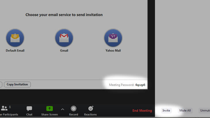 Invite Participants in the Zoom Desktop Client window - beekeepersblog.com